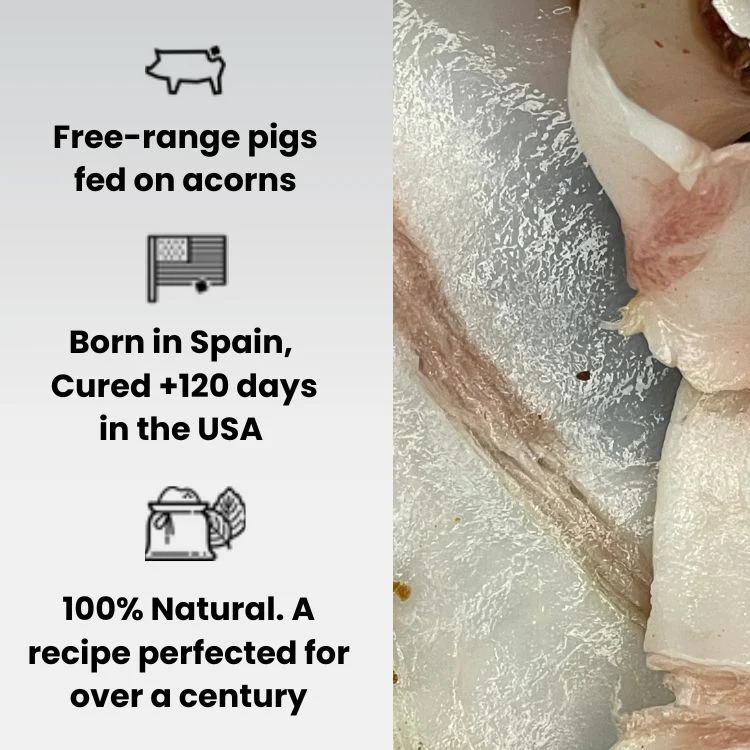 100% Ibérico Panceta – Marbled, Only Natural Ingredients, Artisan Family Recipe, Aged 120+ Days - 1-2 lbs - Image 3